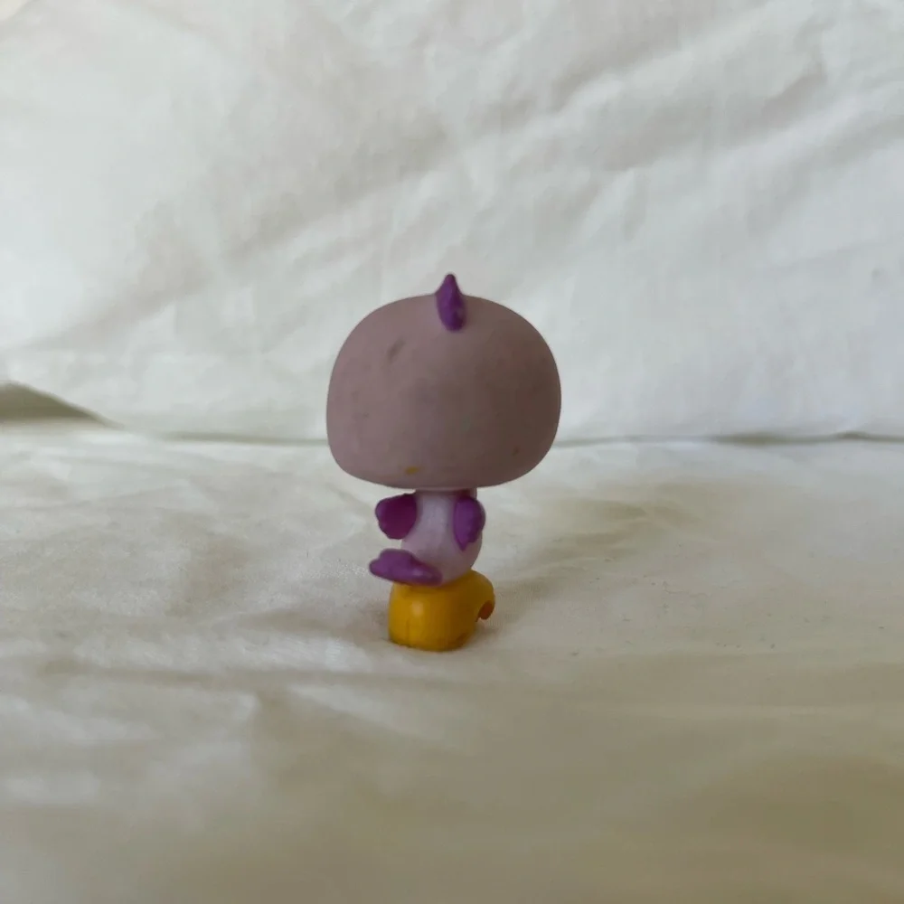 Littlest Pet Shop Authentic # 505 Pink Purple White Hummingbird Teal Eyes